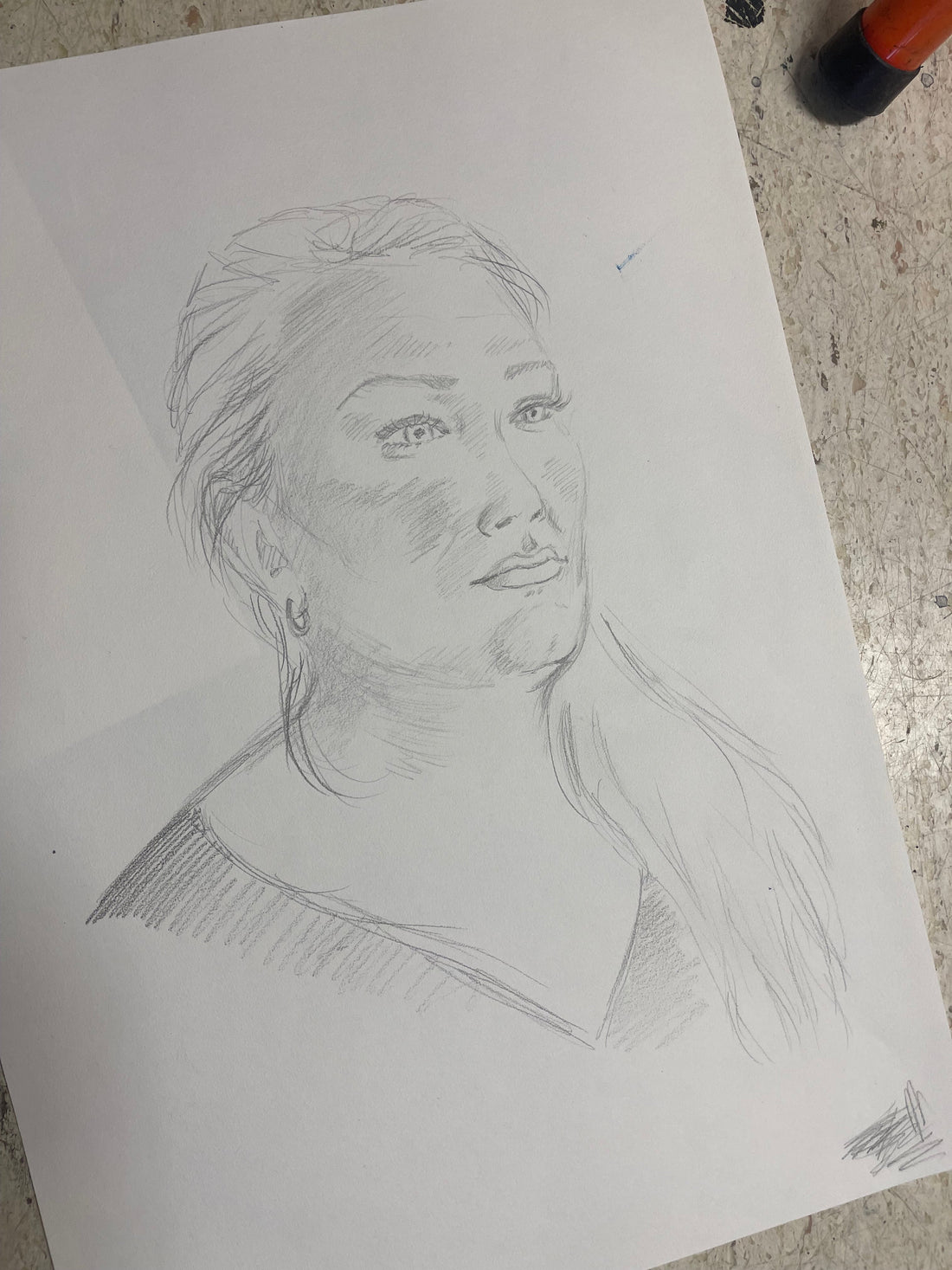 Skemmtileg og lærdómsrík Portrait stund á vinnustofunni